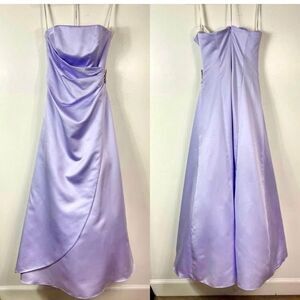 Formal Dress Prom Wedding David’s Bridal Size 6/8 Lilac